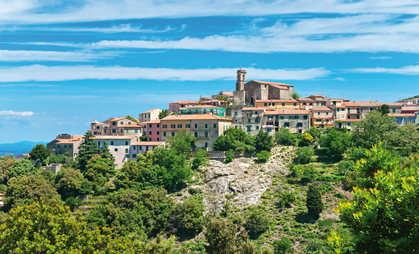 Uitzicht over de stad Livorno