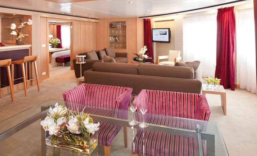 Signature suite Odyssey Schip Seabourn