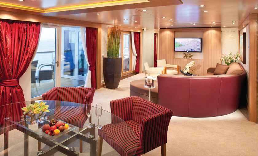 Wintergarden suite Sojourn schip Seabourn