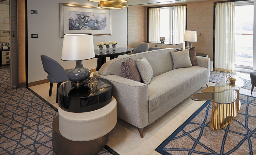 Splendor Suite luxe ruime schip Splendor Regent Seven Seas