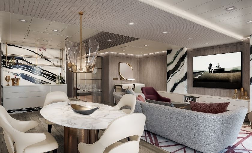 Oceania suite living room