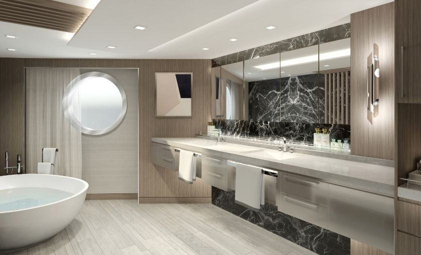 Vista suite badkamer