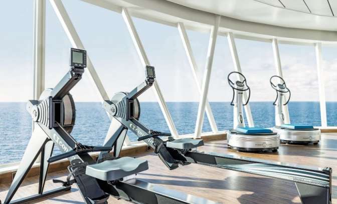 Fitness centrum Mein Schiff 6 