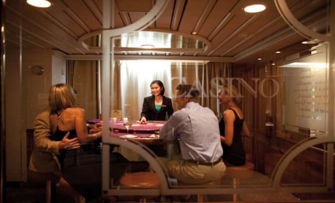 Het casino op de SeaDream I van SeaDream Yacht Club