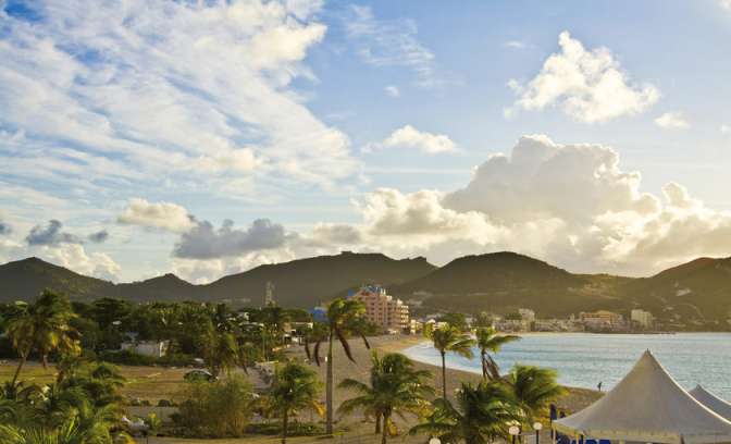 De kust van st. maarten